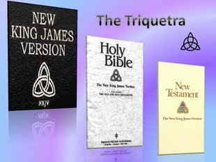 Bibles with a triquetra