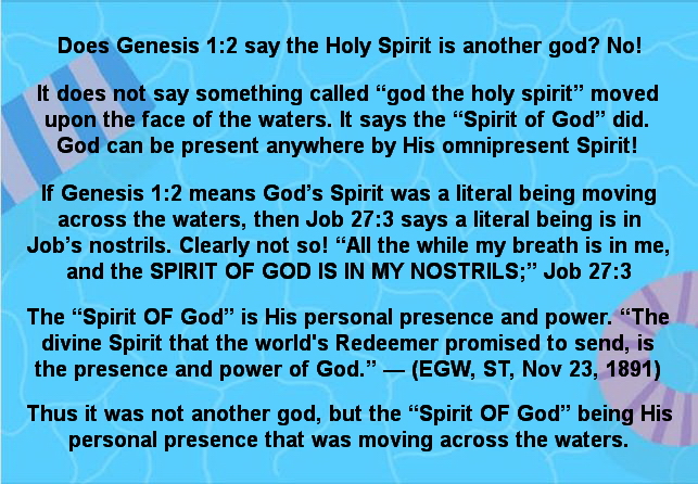 No Trinity in Genesis 1:2