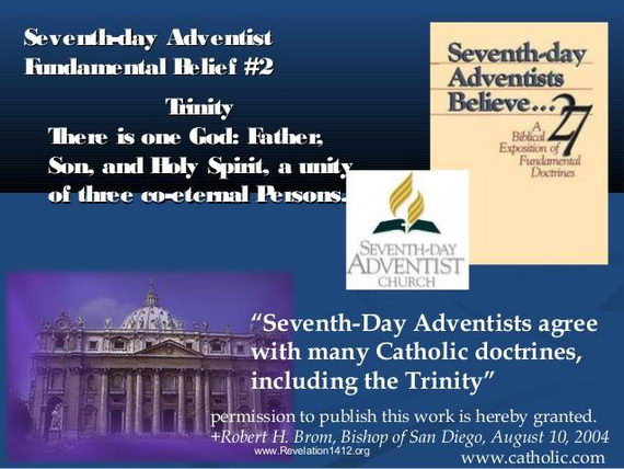 Catholic Trinity in the SDA Church