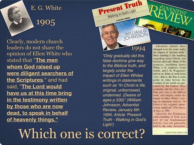 Ellen White and William Johnsson Adventist Review