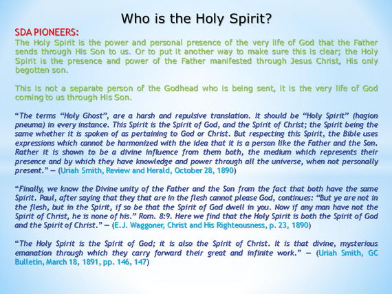 Holy Spirit SDA Pioneers