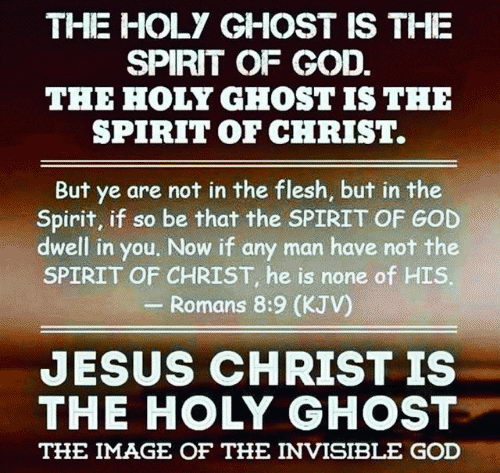 Holy Spirit is the Spirit of God and the Spirit of Christ