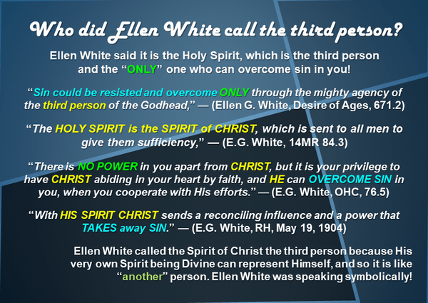 Who did Ellen White call the third person 2-2