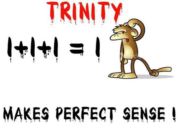 Trinity 1 + 1 + 1 = 1?