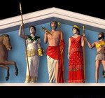 Zeus, Apollo and Athena Trinity